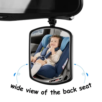 Baby Automobilių Veidrodėliai Reguliuojama Galinė Platus Vaizdas Susiduria Galinė Keliavietė Sėdynė, Veidrodis Praktinių Lengva Įdiegti Automobilio Interjero Priedai