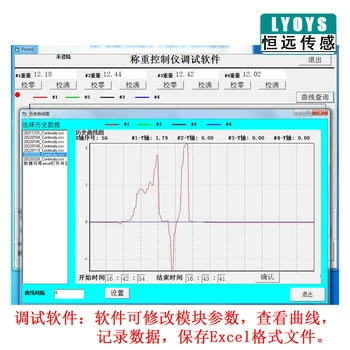 Hengyuan XSF 4-kanalų Rail Tipo Svėrimo Siųstuvas Modbus Skaitmeninės Didelio Tikslumo Modulis RS232/RS485