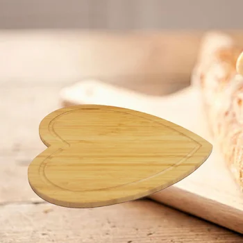 Lenta Pjovimo Širdies Kapojimo Formos Mediniai Dubenys Dėklas Medienos Plokštės Sūris, Kiaulienos Gaminiai Tarnauja Vaisių Kitchenblockboards Mėsa